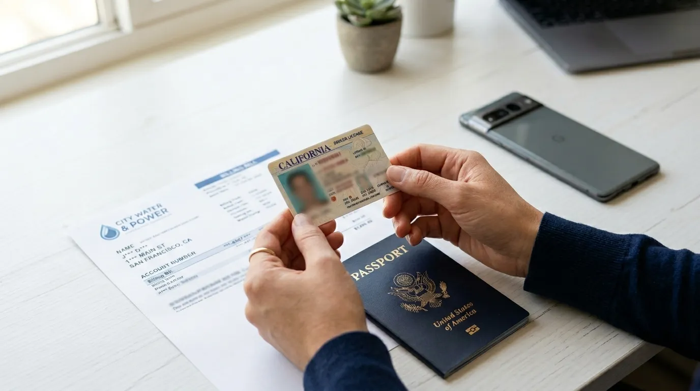 Identity verification documents for sweepstakes casino KYC process