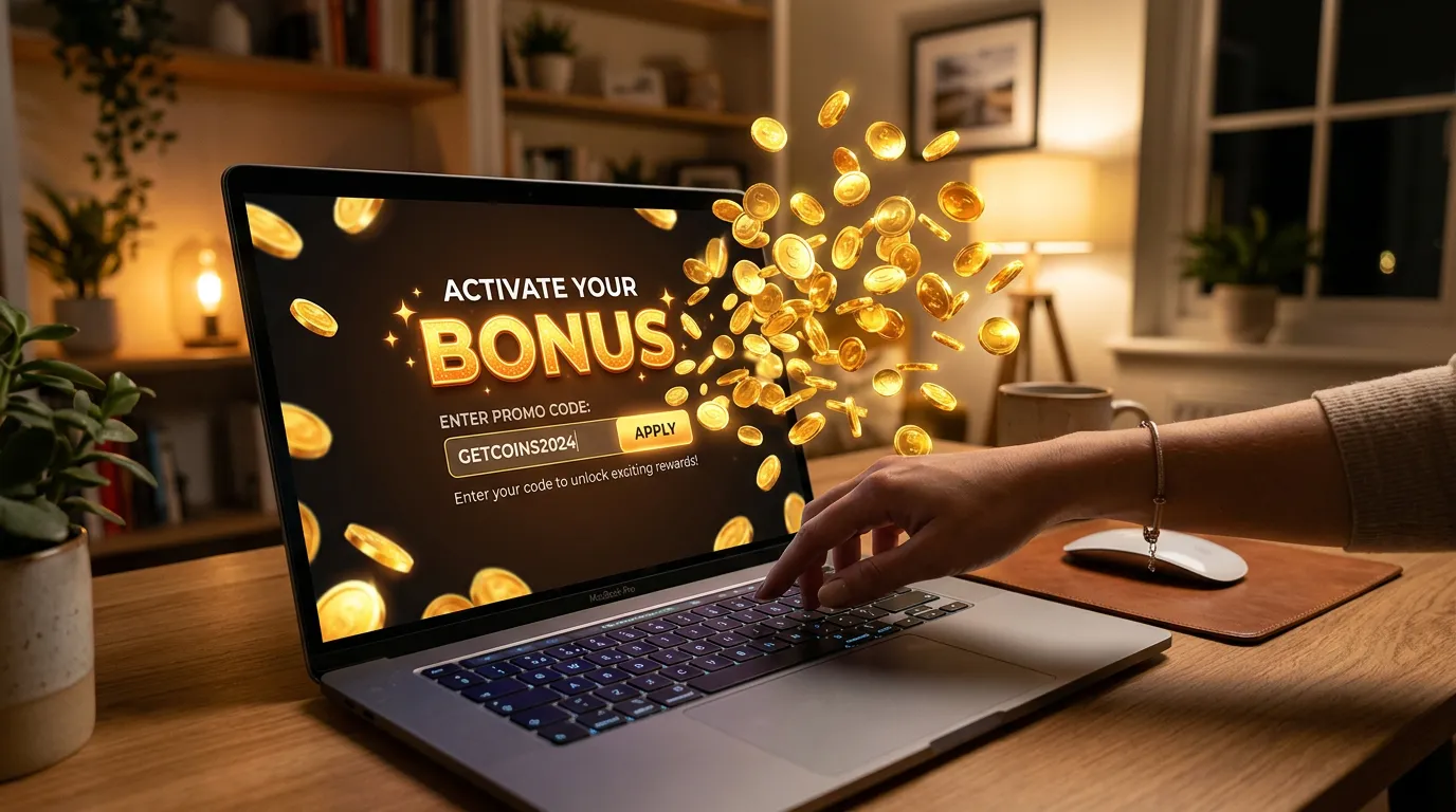 Sweepstakes casino promo codes unlocking bonus coins